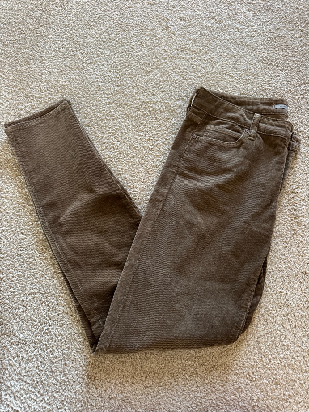 Vince Women’s Skinny Jeans in Olive Green